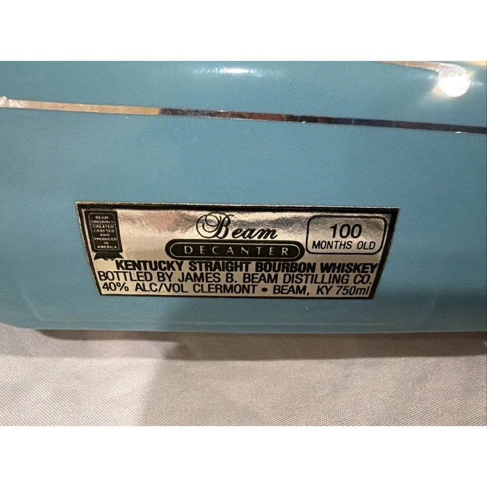 Rare Vintage Jim Beam 1957 Chevrolet Bel Air Porcelain Car Decanter -collectible